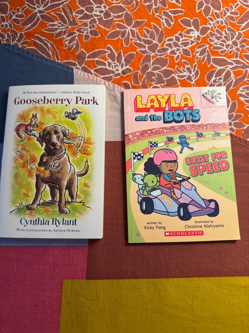 Layla and the bots built for Speed and gooseberry park paperback Books